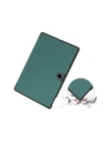 Etui z klapką Bizon Case Tab Croc do OnePlus Pad Lite / Oppo Pad SE ciemnozielone