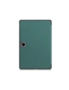 Etui z klapką Bizon Case Tab Croc do OnePlus Pad Lite / Oppo Pad SE ciemnozielone