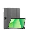 Etui z klapką Bizon Case Tab Croc do OnePlus Pad Lite / Oppo Pad SE szare