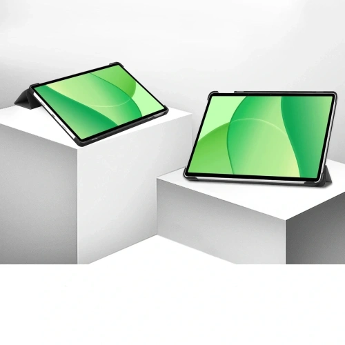 Etui z klapką Bizon Case Tab Croc do OnePlus Pad Lite / Oppo Pad SE szare