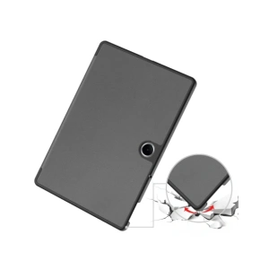 Etui z klapką Bizon Case Tab Croc do OnePlus Pad Lite / Oppo Pad SE szare