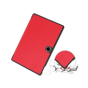 Etui z klapką Bizon Case Tab Croc do OnePlus Pad Lite / Oppo Pad SE czerwone