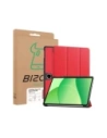 Etui z klapką Bizon Case Tab Croc do OnePlus Pad Lite / Oppo Pad SE czerwone