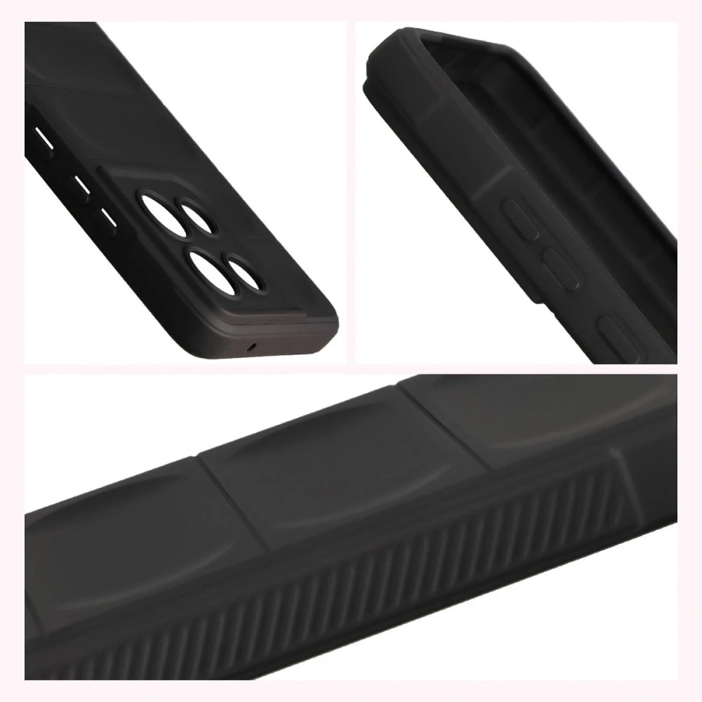 Pancerne etui Bizon Case Tur do Motorola Moto G86 5G czarne