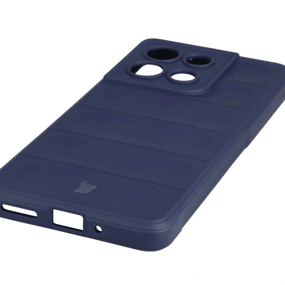 Pancerne etui Bizon Case Tur do Motorola Moto G86 5G granatowe