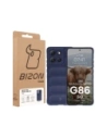 Pancerne etui Bizon Case Tur do Motorola Moto G86 5G granatowe