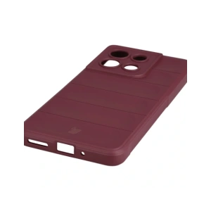 Pancerne etui Bizon Case Tur do Motorola Moto G86 5G burgundowe