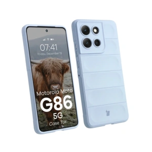 Pancerne etui Bizon Case Tur do Motorola Moto G86 5G jasnoniebieskie