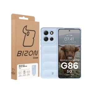Pancerne etui Bizon Case Tur do Motorola Moto G86 5G jasnoniebieskie