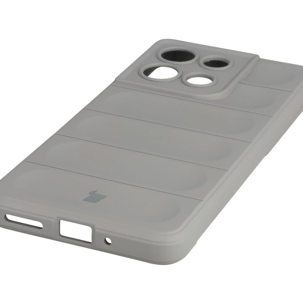 Pancerne etui Bizon Case Tur do Motorola Moto G86 5G jasnoszare