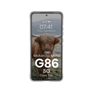 Pancerne etui Bizon Case Tur do Motorola Moto G86 5G jasnoszare