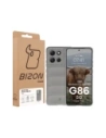 Pancerne etui Bizon Case Tur do Motorola Moto G86 5G jasnoszare