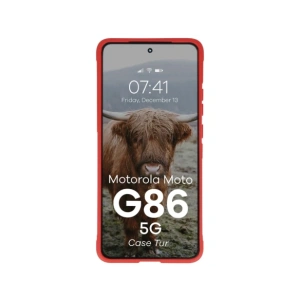 Pancerne etui Bizon Case Tur do Motorola Moto G86 5G czerwone