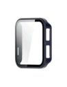 Etui ze szkłem do zegarka Bizon Case+Glass Watch do Garmin Venu X1 niebieskie