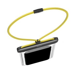 Buy Baseus Let's Go Universal waterproof case for smartphones (black+yellow) - BSU1551BLKYEL - {ean13} - Home Screen Store Europe