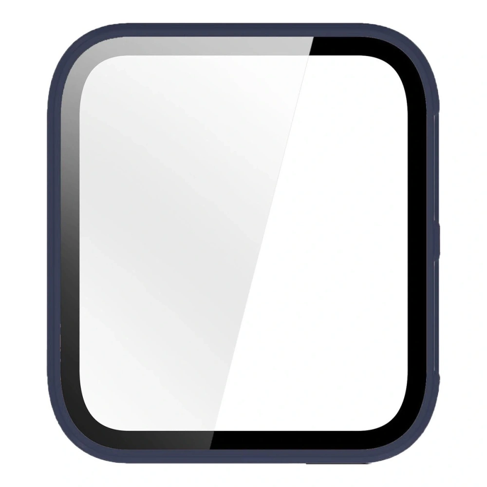 Etui ze szkłem do zegarka Bizon Case+Glass Watch do Garmin Venu X1 niebieskie