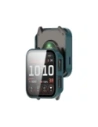 Etui ze szkłem do zegarka Bizon Case+Glass Watch do Garmin Venu X1 zielone