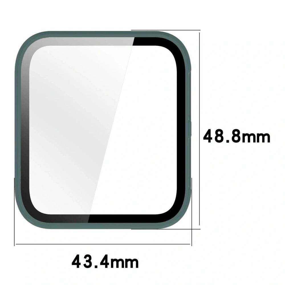 Etui ze szkłem do zegarka Bizon Case+Glass Watch do Garmin Venu X1 zielone