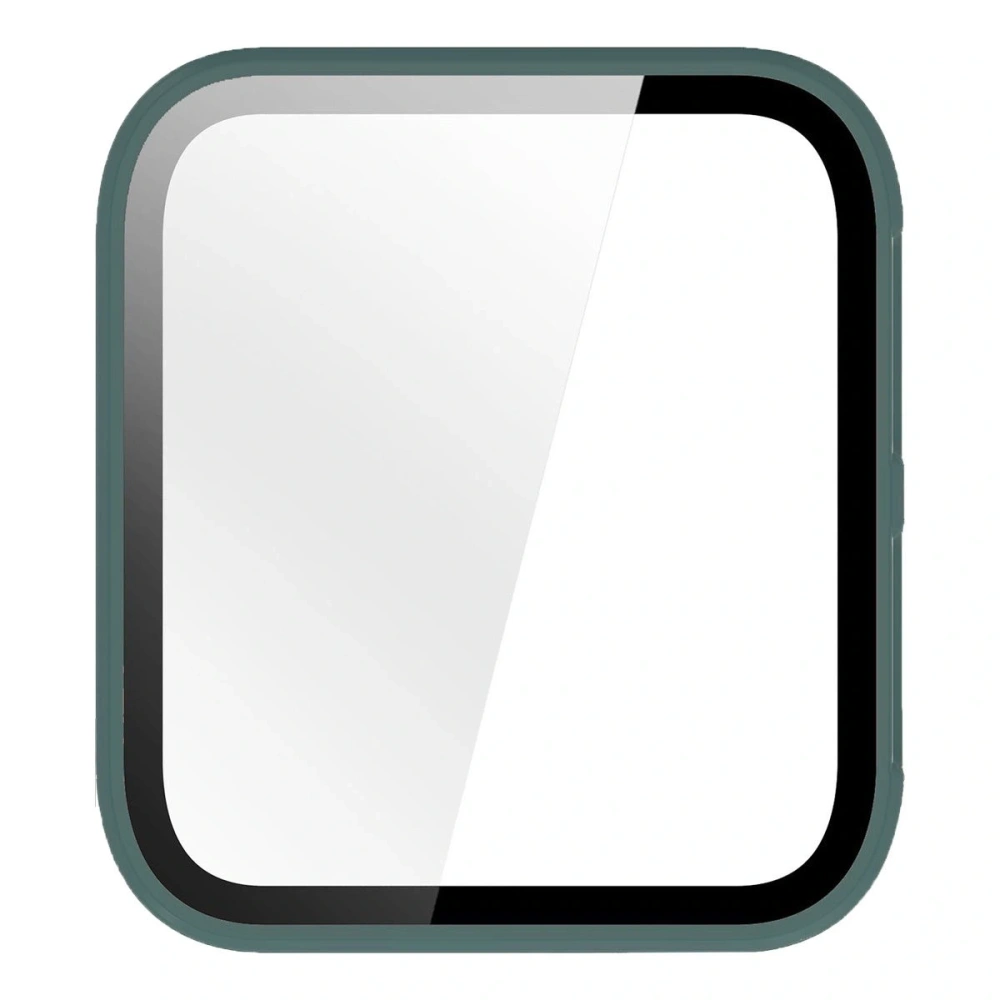 Etui ze szkłem do zegarka Bizon Case+Glass Watch do Garmin Venu X1 zielone