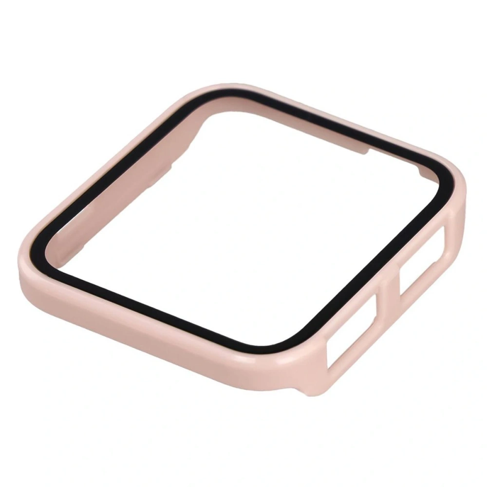 Etui ze szkłem do zegarka Bizon Case+Glass Watch do Garmin Venu X1 różowe