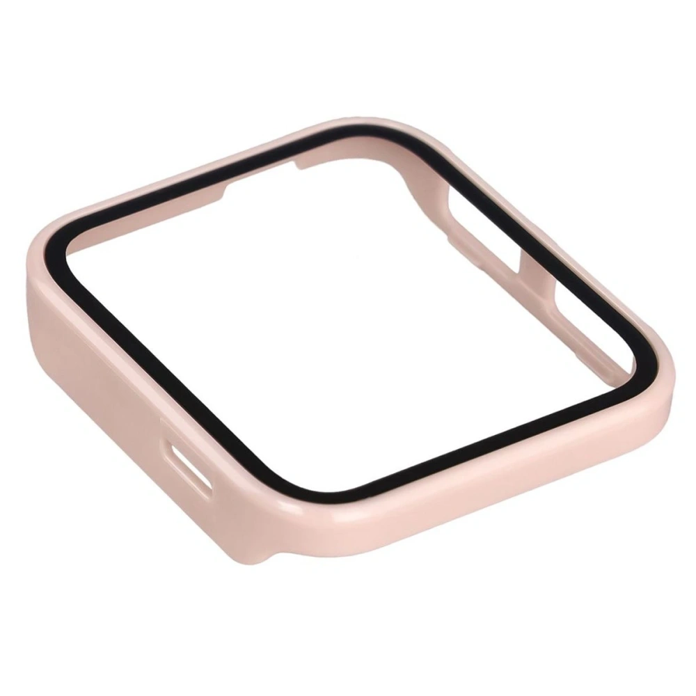 Etui ze szkłem do zegarka Bizon Case+Glass Watch do Garmin Venu X1 różowe