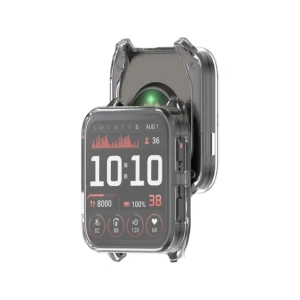 Etui z osłoną ekranu Bizon Case Watch Felipe do Garmin Venu X1 przezroczyste