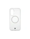 Etui z pierścieniem magnetycznym Bizon Case CrystalO do Xiaomi POCO F7 przezroczyste