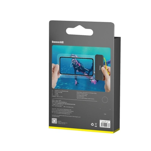Buy Baseus Let's Go Universal waterproof case for smartphones (black+yellow) - BSU1551BLKYEL - {ean13} - Home Screen Store Europe
