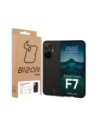 Etui Bizon Case Łupka do Xiaomi POCO F7 czarne