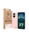 Etui Bizon Case Łupka do Xiaomi POCO F7 różowe
