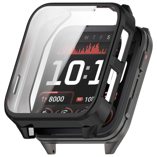 Etui z osłoną ekranu Bizon Case Watch Felipe do Garmin Venu X1 czarne