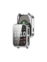 Etui z osłoną ekranu Bizon Case Watch Felipe do Garmin Venu X1 srebrne