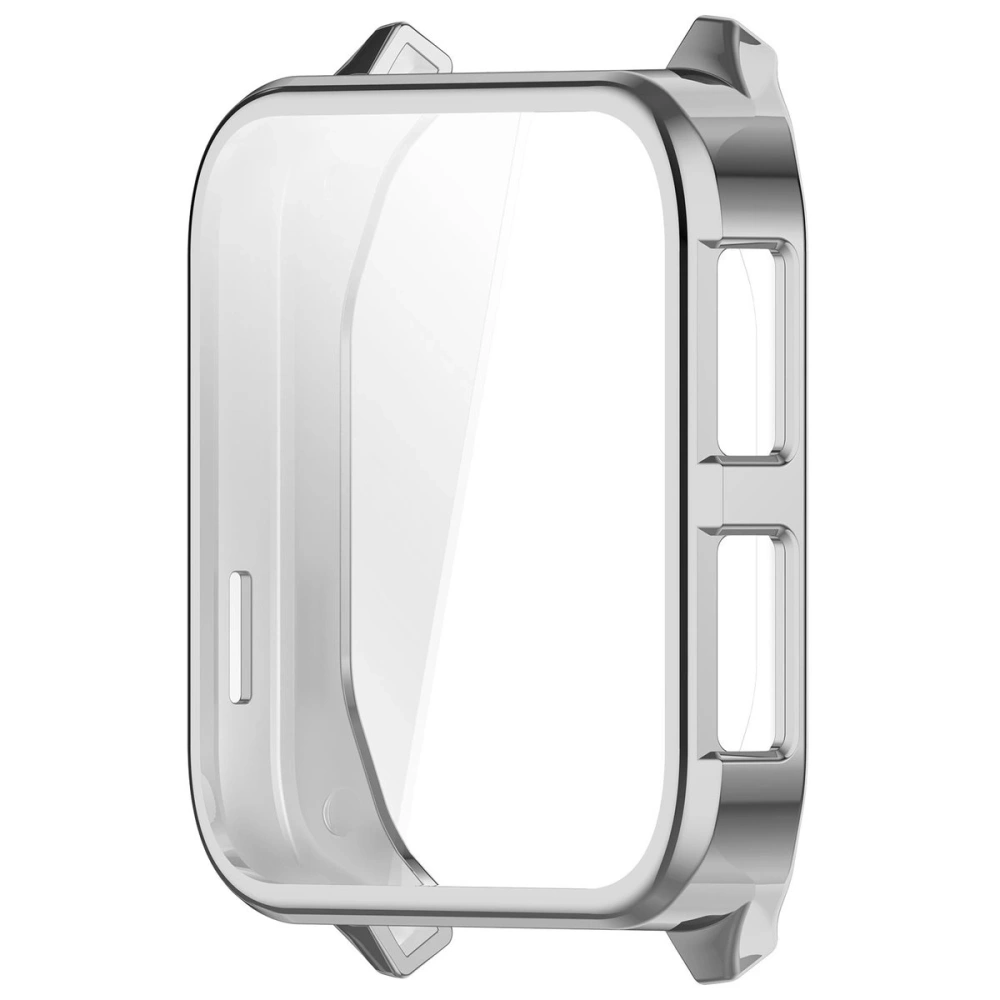 Etui z osłoną ekranu Bizon Case Watch Felipe do Garmin Venu X1 srebrne