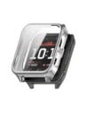 Etui z osłoną ekranu Bizon Case Watch Felipe do Garmin Venu X1 srebrne
