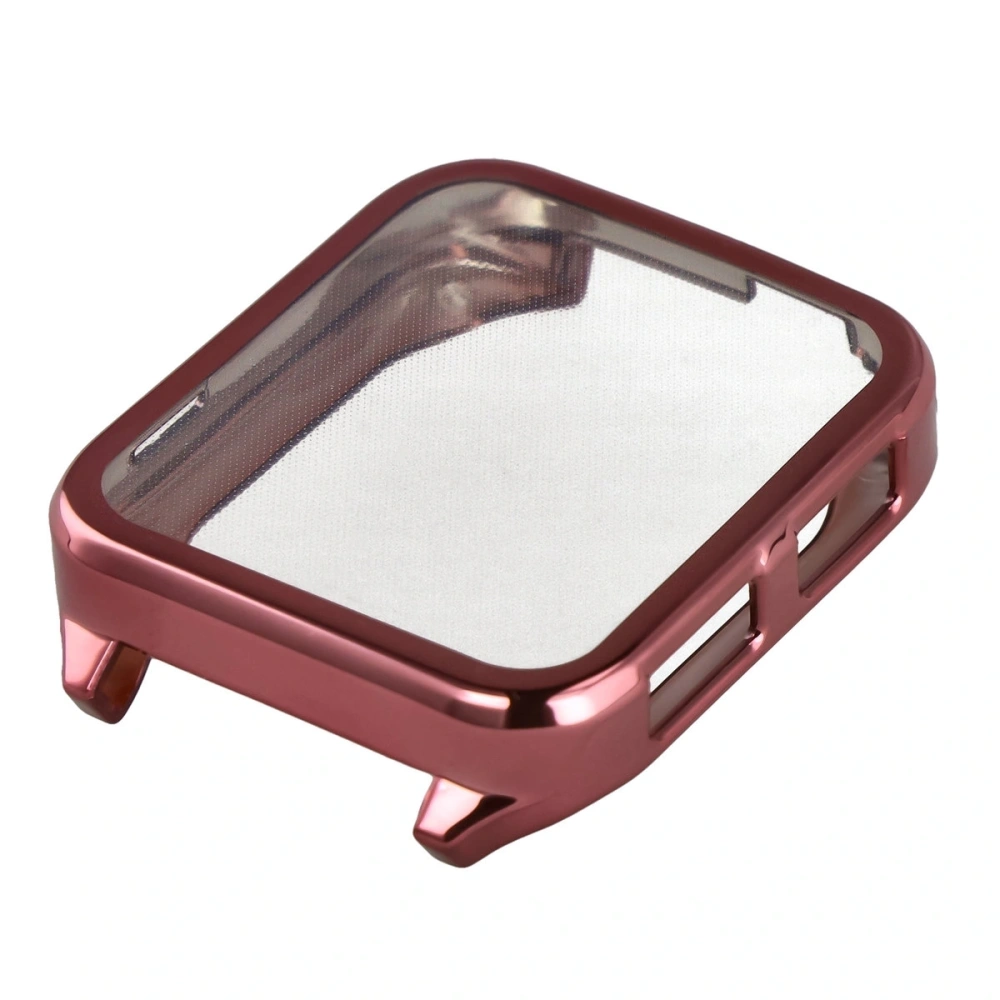 Etui z osłoną ekranu Bizon Case Watch Felipe do Garmin Venu X1 różowe