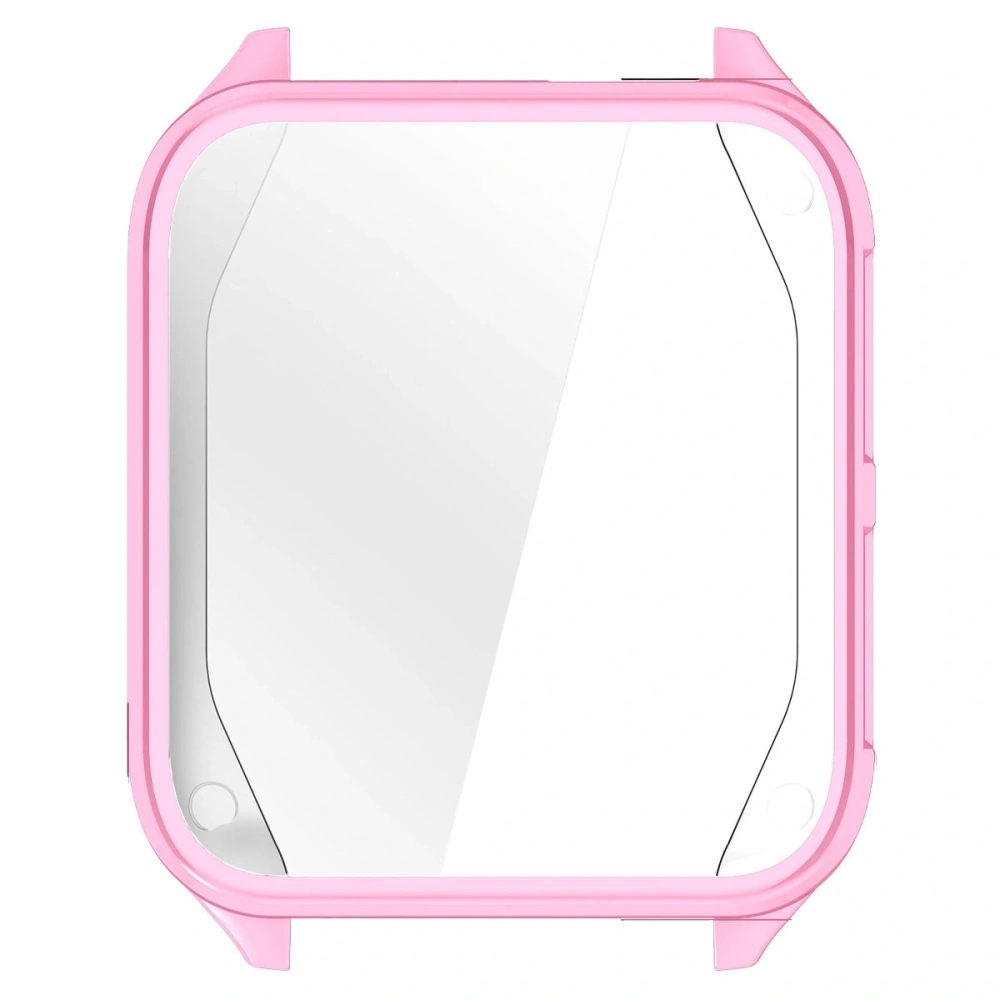 Etui z osłoną ekranu Bizon Case Watch Felipe do Garmin Venu X1 różowe