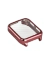 Etui z osłoną ekranu Bizon Case Watch Felipe do Garmin Venu X1 różowe