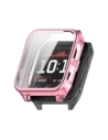Etui z osłoną ekranu Bizon Case Watch Felipe do Garmin Venu X1 różowe