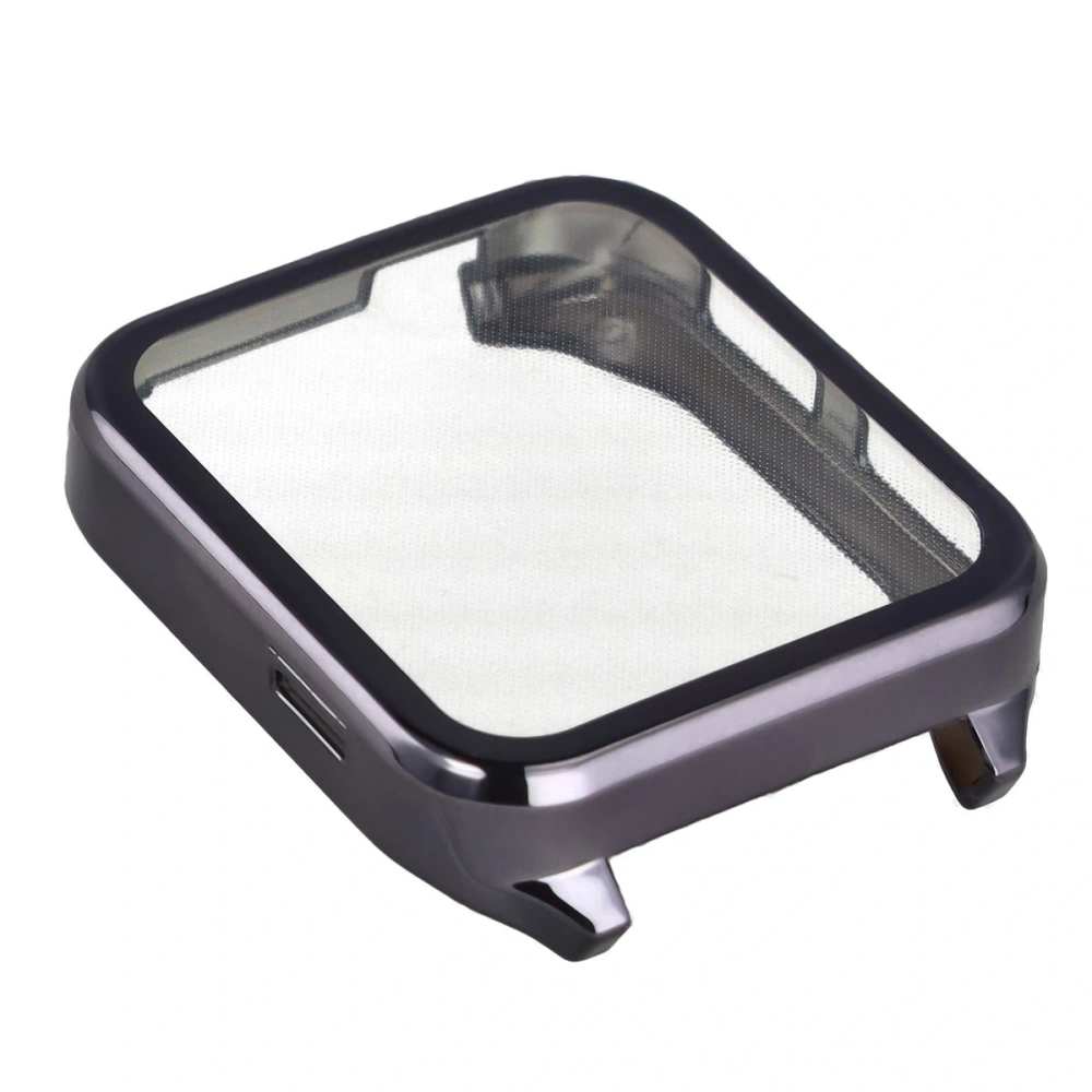 Etui z osłoną ekranu Bizon Case Watch Felipe do Garmin Venu X1 szare