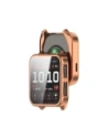 Etui z osłoną ekranu Bizon Case Watch Felipe do Garmin Venu X1 różowozłote