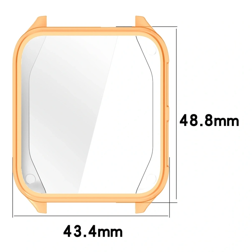 Etui z osłoną ekranu Bizon Case Watch Felipe do Garmin Venu X1 różowozłote