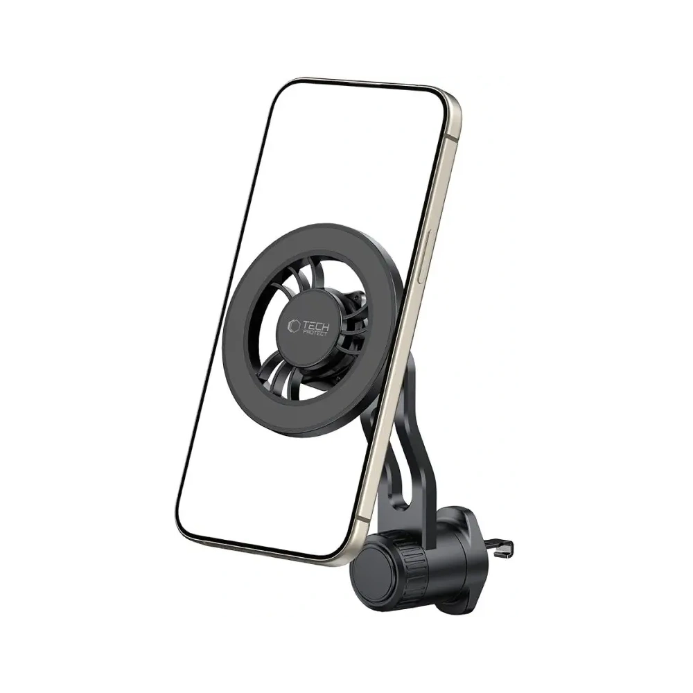 Uchwyt samochodowy do kratki Tech-Protect N56 Magnetic MagSafe Rotable Vent Car Mount Black
