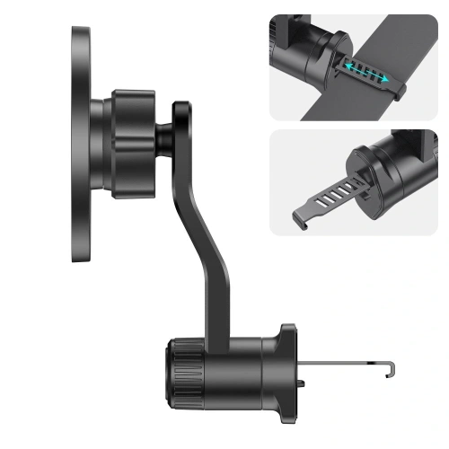 Uchwyt samochodowy do kratki Tech-Protect N56 Magnetic MagSafe Rotable Vent Car Mount Black