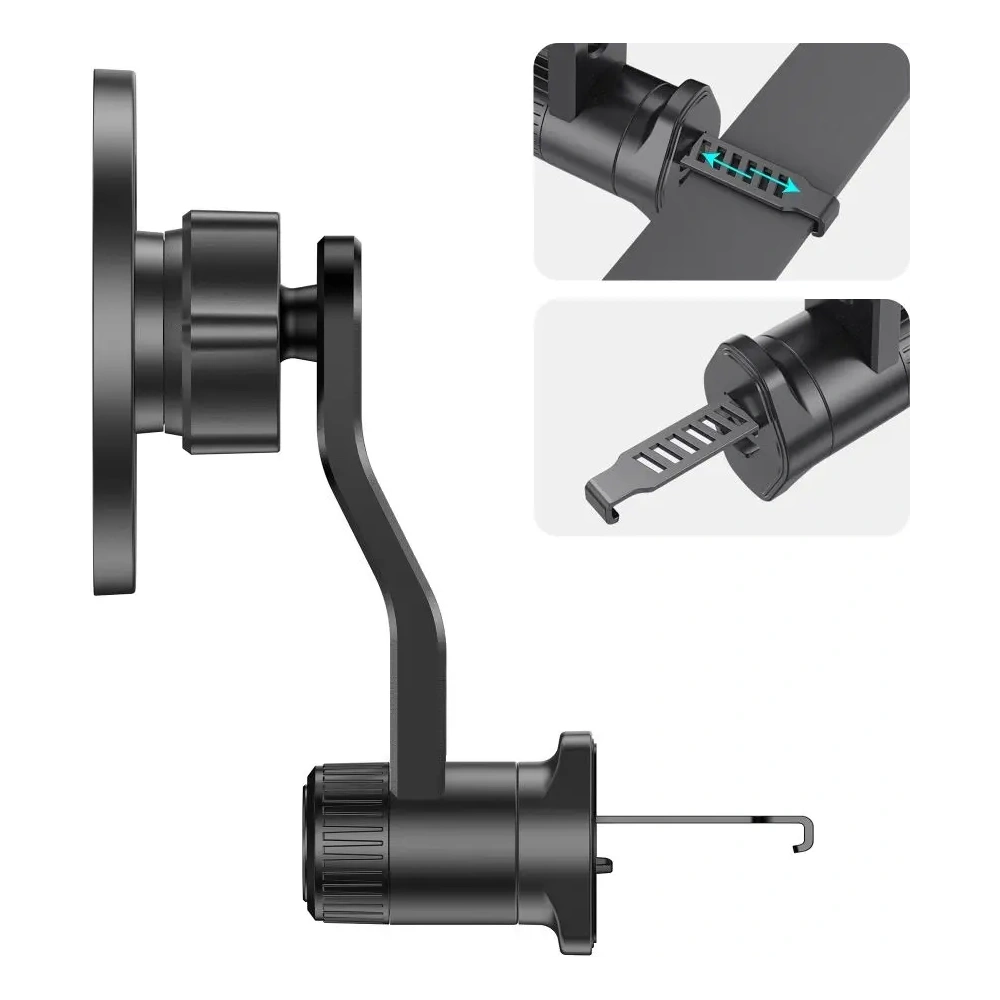 Uchwyt samochodowy do kratki Tech-Protect N56 Magnetic MagSafe Rotable Vent Car Mount Black