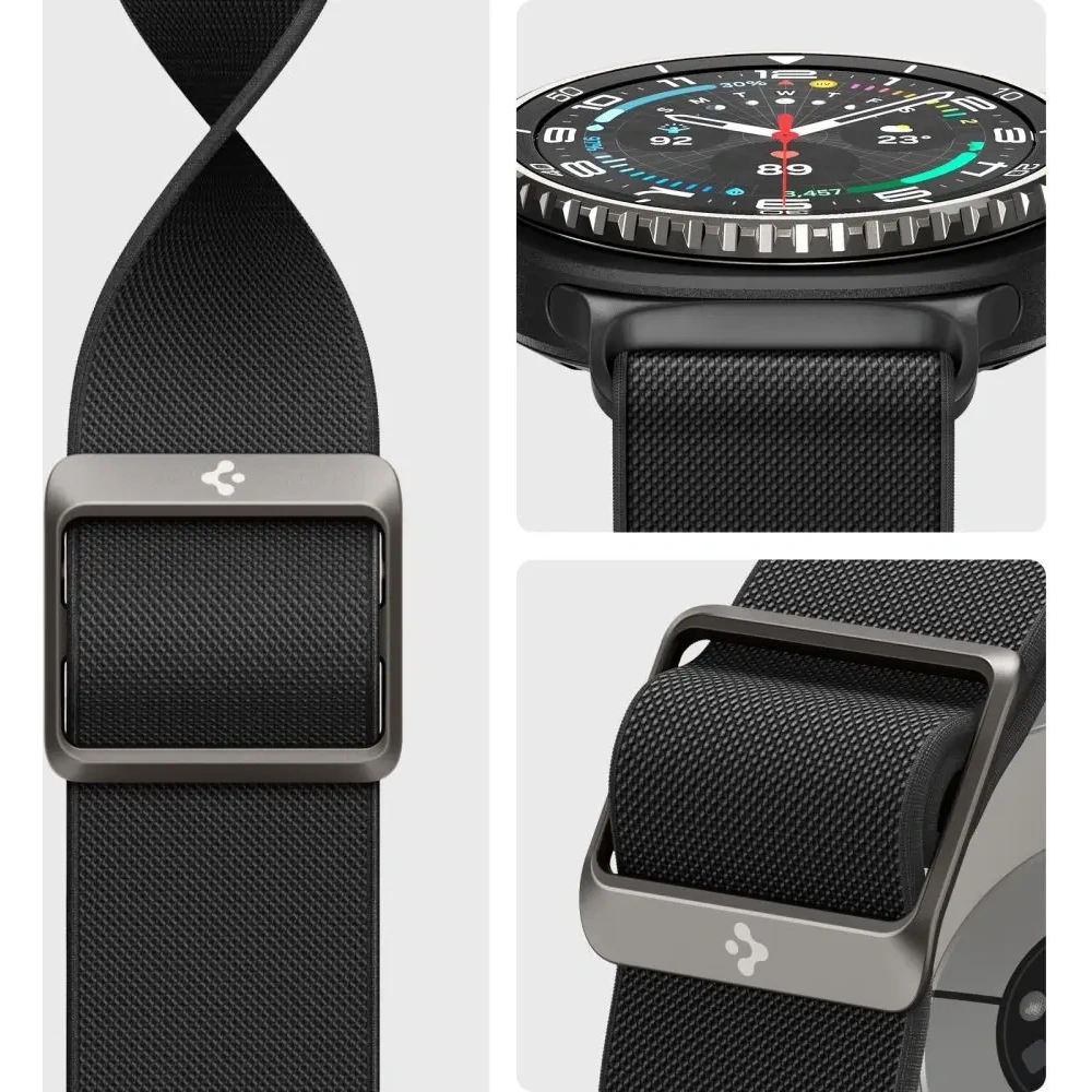 Pasek Spigen Lite Fit do Samsung Galaxy Watch 8 / Classic 40/44/46mm Black