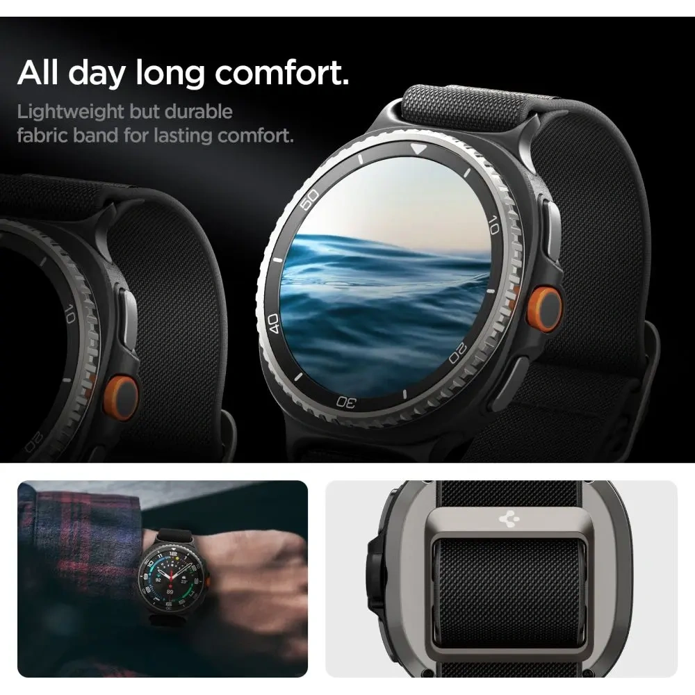 Pasek Spigen Lite Fit do Samsung Galaxy Watch 8 / Classic 40/44/46mm Black