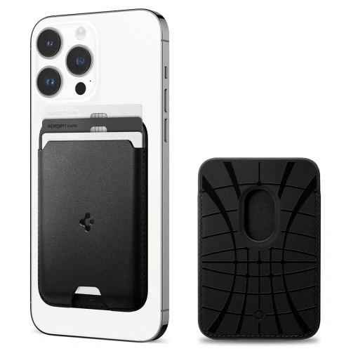 Portfel magnetyczny Spigen Valentinus Pro MagSafe Wallet Black
