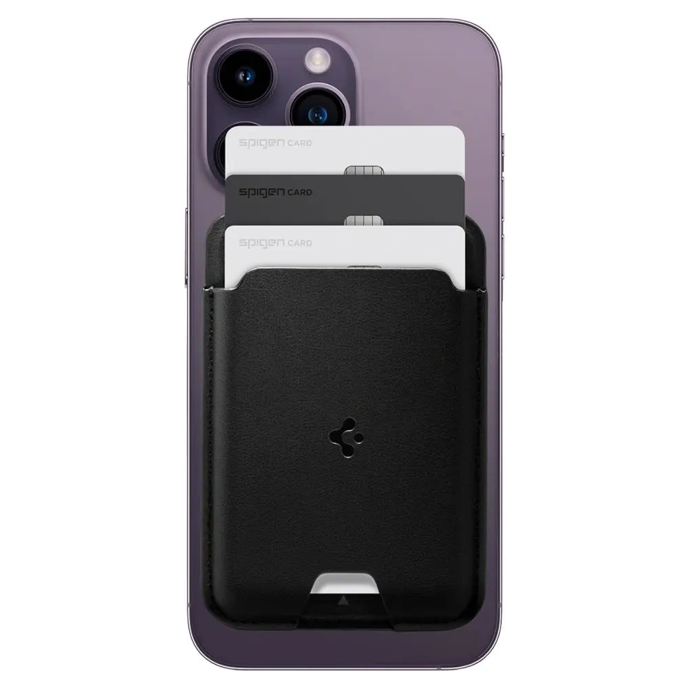 Portfel magnetyczny Spigen Valentinus Pro MagSafe Wallet Black