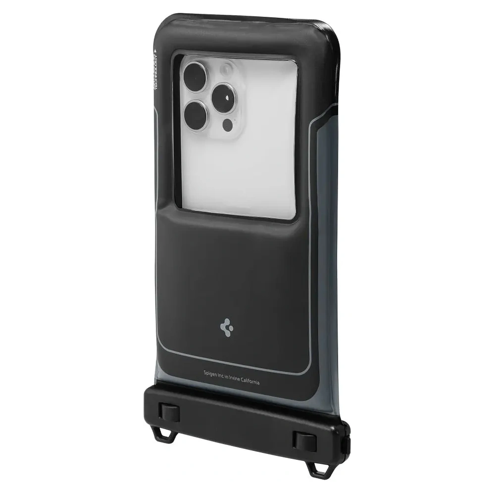 Etui wodoodporne Spigen A611P Universal Waterproof Float Case Matte Black [2 PACK]