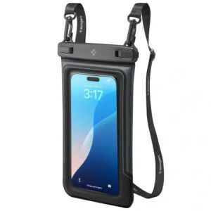 Etui wodoodporne Spigen A611P Universal Waterproof Float Case Matte Black [2 PACK]